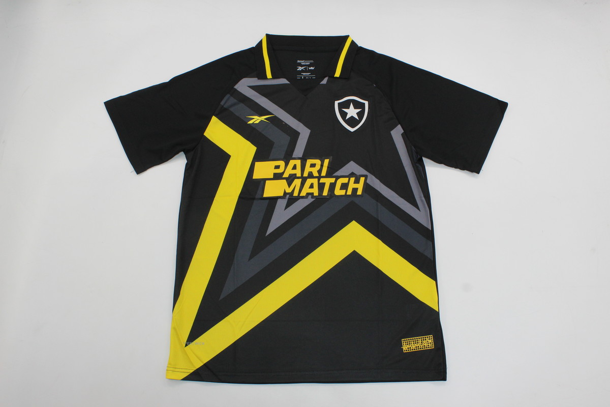 AAA Quality Botafogo 23/24 Fourth Black/Yellow Soccer Jersey